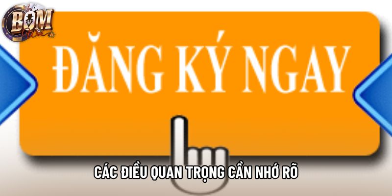 Các điều quan trọng cần nhớ rõ Các điều quan trọng cần nhớ rõ