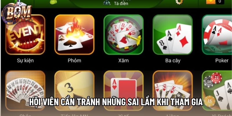 Hội viên cần tránh những sai lầm khi tham gia Hội viên cần tránh những sai lầm khi tham gia